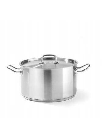 Kitchen Line medium pot with lid, capacity.9 l, fi.280x(H)155 mm HENDI 836408