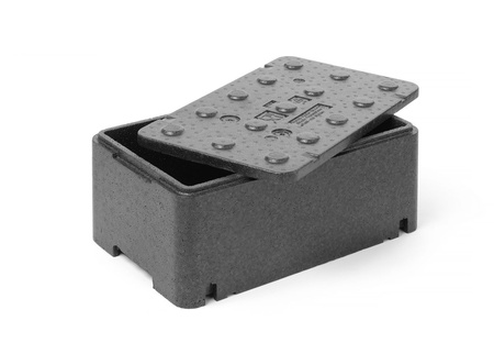 Pojemnik termoizolacyjny z piocelanu, o wym. 500x300x213 mm, 20L HENDI 707586