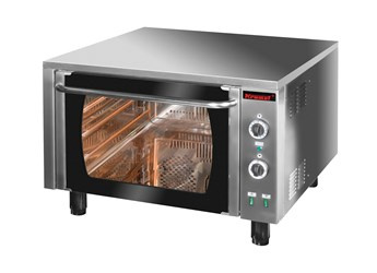 Electric oven /1 compartment/ with thermo-circulation 7 kW 000.PE-1/T Kromet