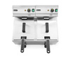 Masterpro 2 x 8 l fryer with drain tap HENDI 209301