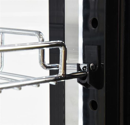 WITRYNA CHŁODNICZA 400L 65x65x190 CZARNA | YG-05068