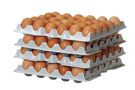 Zestaw 4 tacek na jajka HENDI OVOBOX 120, HENDI 870792