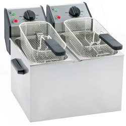 Adjustable fryer, 2-chamber, V 2x5 l, P 6.4 kW 777323 STALGAST