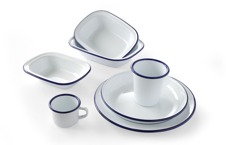 Kubek z uchwytem emaliowany 520 ml, śr. 100x(H)90 mm HENDI 621301