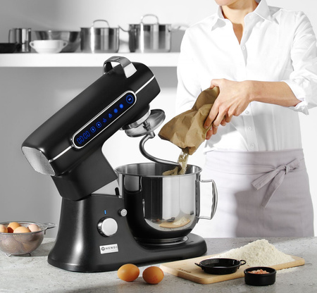 Blackbolt mikser planetarny HENDI, HENDI, 7L, czarny, 220-240V/1500W, 460x310x(H)379mm  | HENDI 221570