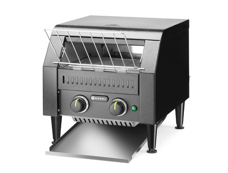 Toster przelotowy podwójny, czarny  | HENDI 261354