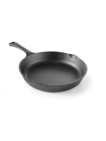 Universal cast iron skillet - dia.260x400x(H)44 HENDI 629949