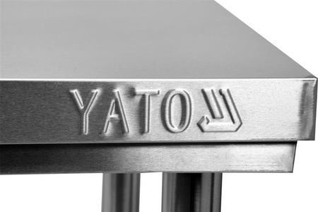 SKŁADANY STÓŁ PRZYŚCIENNY Z PÓŁKĄ 1200x600xH850+100MM | YG-09022