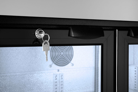 Lodówka barowa 2-drzwiowa, Arktic, 180L, czarny, 220-240V/160W HENDI 235829