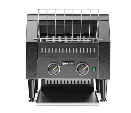 Toster przelotowy podwójny, czarny  | HENDI 261354