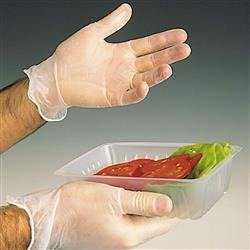 Rękawice jednorazowe, pudrowane, lateksowe, rozmiar M  - opakowanie 100 szt.