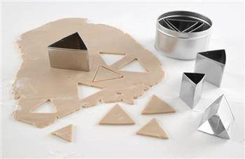 Triangular cutting mold- set of 6 pcs. HENDI 673775