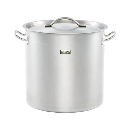 Tall pot with lid, steel, O 360 mm, V 36.6 l 011365 STALGAST