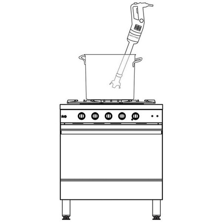 Handrührgerät, CMP 350 V.V., P 0,4 kW, U 230 V 711351 STALGAST