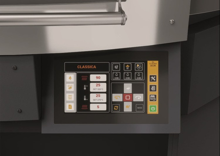 Piec do pizzy elektryczny obrotowy Cuppone Alpha | rotacyjny | jednokomorowy | 8x30 |  AO110/1TS