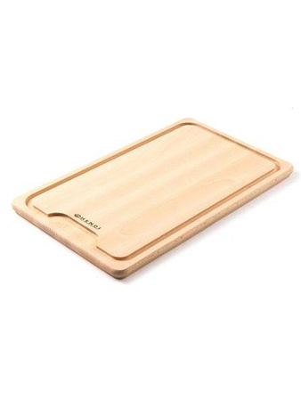 Wooden board for cutting meat - 390x230x16 mm HENDI 505205