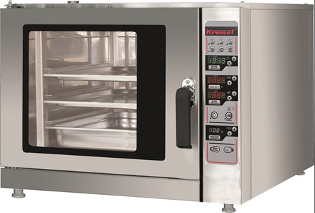 Piec konwekcyjno-parowy z sondą termiczną i prysznicem ręcznym 4xGN1/1 5,2kW 000.PK-4 Kromet