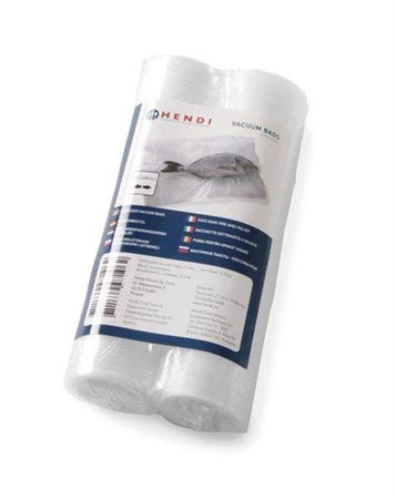 Moletized cooking bags for vacuum packer, dimensions. 150 HENDI 971390