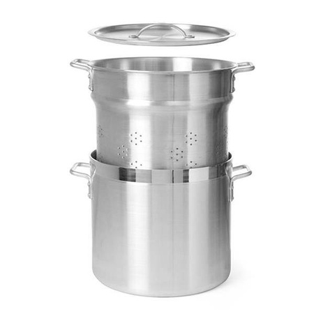 Garnek do gotowania pierogów, makaronu - Profi Line z wkładem i  pokrywką 45 l; śr. 400 x 445 h HENDI 613801