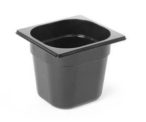 GN1/6-65 black polycarbonate container HENDI 862735