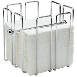 Serwetnik wysoki chromowany, 190x190x190 mm 364204 STALGAST