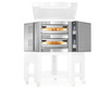 Piec do pizzy Cuppone Caravaggio | CR835/2 CD | elektryczny | 8+8x36 cm | 11,8+11,8 kW | 1445x1639x777 mm