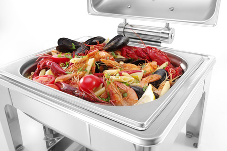 Podgrzewacz na pastę, wysoki połysk, GN 1/2 HENDI 470220