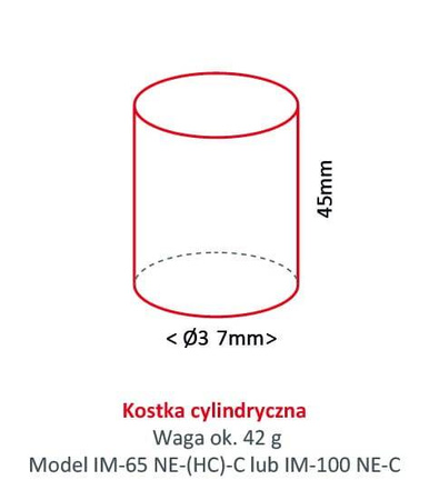 Kostkarka do lodu Hoshizaki IM-240DNE-HC-C | 190 kg/24h | chłodzona powietrzem | kostka cylinder | Ø 37x45 mm | RESTO QUALITY IM-240DNE-HC-C