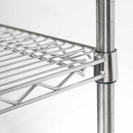 Chrome rack, 4 shelves, folding, 1525x455x1800mm STALGAST 680152