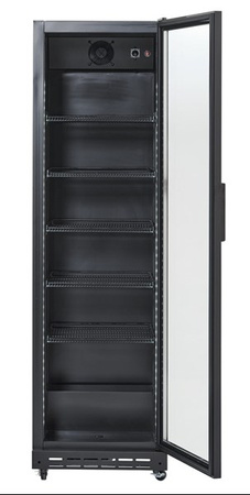 Szafa chłodnicza przeszklona | 392 l | SD430BE (RQ429-BLACK)