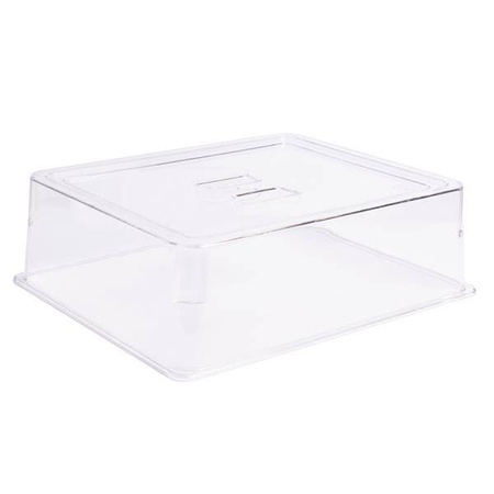 GN 1/2 lid for melamine trays h.10 cm transparent TOM-GAST code: V-61200-L