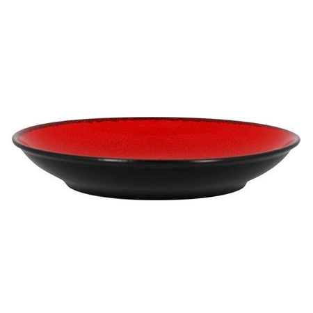 FIRE Talerz głęboki, okrągły 28 cm czerwony TOM-GAST kod: R-FRNNDP28RD-12