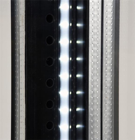 WITRYNA CHŁODNICZA 400L 65x65x190 CZARNA | YG-05068