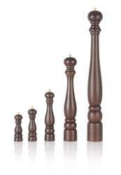 Młynek drewniany do soli Toscana 30 cm, brązowy HENDI 469125