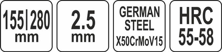 NÓŻ DO TRYBOWANIA 150MM | YG-02224