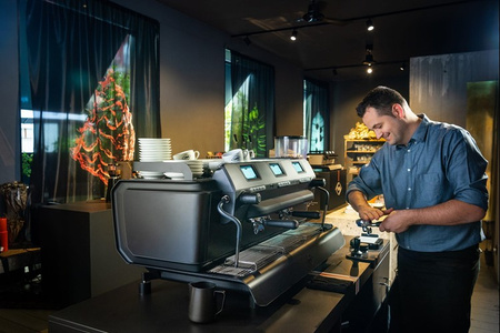 Ekspres kolbowy do kawy Tecnique HX 2GR Black | 2-grupowy