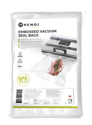 Moletowane worki do pakowania 200x300 mm - zestaw 100 szt 200 x HENDI 297438