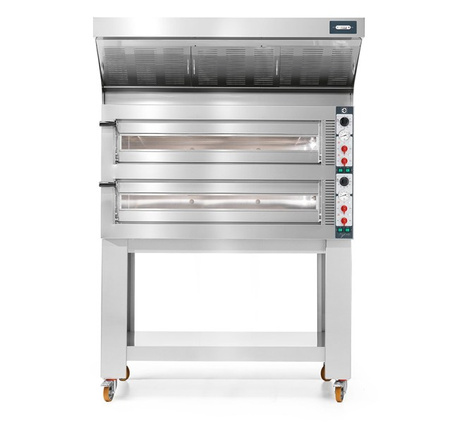 Piec do pizzy elektryczny Cuppone Tiepolo | dwukomorowy | 9+9x36 | TP935/2CM