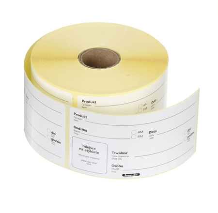 Naklejki Food Safety - Data przydatności HENDI 850206