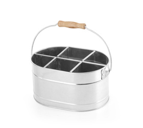 Pojemnik w kształcie wiadra na sztućce i serwetki HENDI 425978