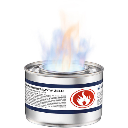 Paliwo do podgrzewaczy (w żelu), karton (48 szt) STALGAST 430048