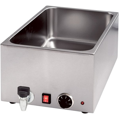 Verstellbare Bain-Marie mit Hahn für GN 1/1 und H 150 mm Behälter, P 1,2 kW,U 230 V 741156 STALGAST