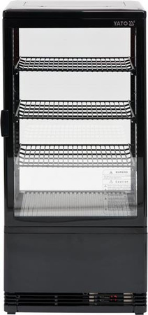 WITRYNA CHŁODNICZA 78L 42x38x96 CZARNA | YG-05056