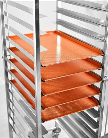 Wózek transportowy do blach piekarniczych, cukierniczych,  tac | RT6415 | 15x600x400mm