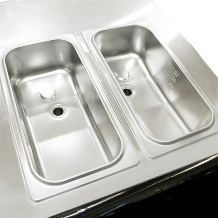 Maszyna do lodów włoskich RQ418C | rainbow system | 2x7,2l