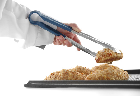 Szczypce do serwowania HACCP 250 mm niebieskie HENDI 171844