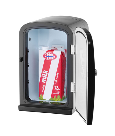 Lodówka na mleko do ekspresów automatycznych, czarna HENDI 943434