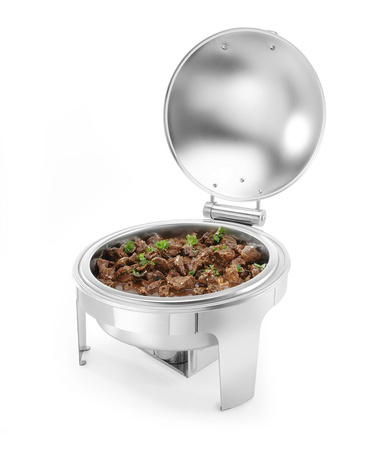 Podgrzewacz na pastę, matowy, okrągły 6 l HENDI 470282