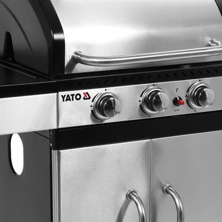 GAS GRILL 3+1 STAINLESS STEEL 11,5KW | YG-20002