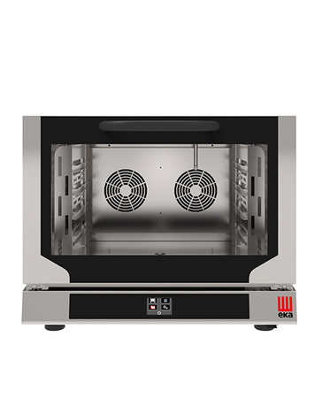 Piec konwekcyjno-parowy Evolution Next 4x 530x325 mm GN1/1, elektryczny, z panelem dotykowym, Tecnoeka, GN 1/1, 400V/6400W, 784x752x(H)634mm  | EKF411NTUD